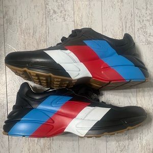 Gucci Leather Rhyton Web Print